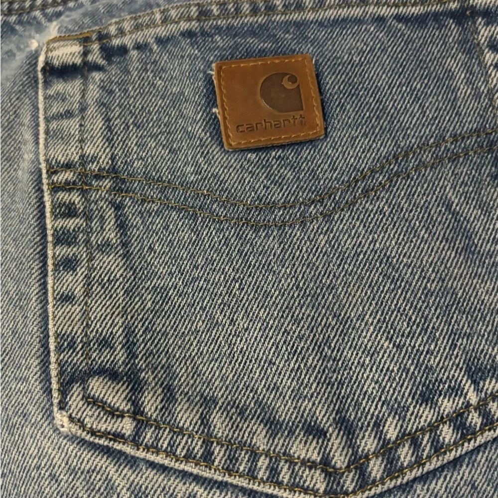 Carhartt Men's Light Blue Relaxed Jeans - Picture 10 of 14